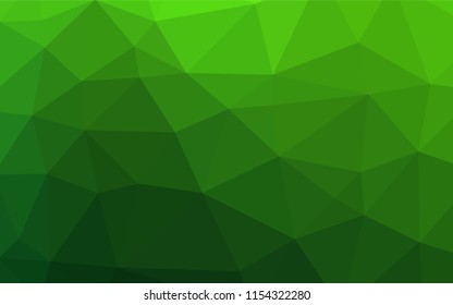 Light Green vector abstract mosaic backdrop. Modern geometrical abstract illustration with gradient. A completely new design for your business.