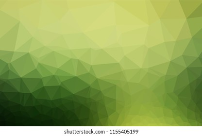 Light Green vector abstract mosaic backdrop. Colorful abstract illustration with gradient. A completely new template for your business design.