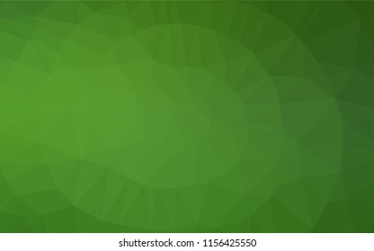 Light Green vector abstract mosaic background. Colorful abstract illustration with gradient. The completely new template can be used for your brand book.