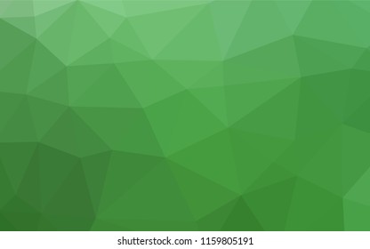 Light Green vector abstract mosaic backdrop. A completely new color illustration in a vague style. The template can be used as a background for cell phones.