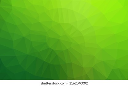 Light Green vector abstract mosaic background. Glitter abstract illustration with an elegant design. A new texture for your design.