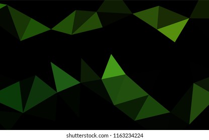 Light Green vector abstract mosaic pattern. Creative illustration in halftone style with gradient. The template can be used as a background for cell phones.