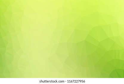 Light Green vector abstract mosaic backdrop. Modern geometrical abstract illustration with gradient. The textured pattern can be used for background.