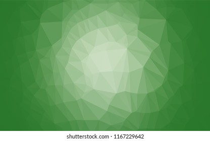 Light Green vector abstract mosaic backdrop. Brand new colored illustration in blurry style with gradient. Brand new style for your business design.