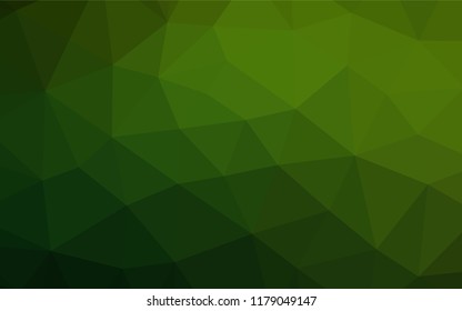 Light Green vector abstract mosaic background. Brand new colored illustration in blurry style with gradient. The completely new template can be used for your brand book.