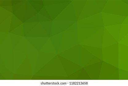 Light Green vector abstract mosaic background. A sample with polygonal shapes. The template can be used as a background for cell phones.