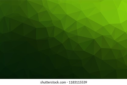 Light Green vector abstract mosaic backdrop. A vague abstract illustration with gradient. A completely new template for your business design.