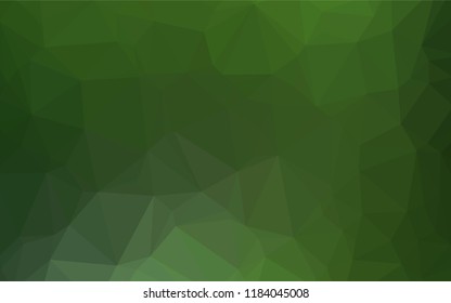 Light Green vector abstract mosaic background. Colorful abstract illustration with gradient. Brand new design for your business.