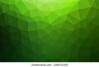 Light Green vector abstract mosaic backdrop. An elegant bright illustration with gradient. Brand new design for your business.