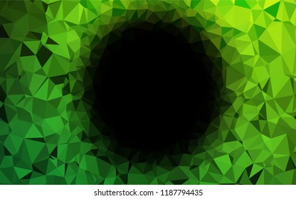 Light Green vector abstract mosaic background. Glitter abstract illustration with an elegant design. A new texture for your design.