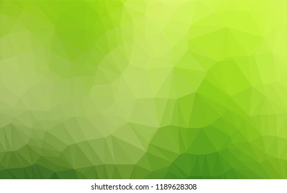 Light Green vector abstract mosaic background. A completely new color illustration in a vague style. A new texture for your design.