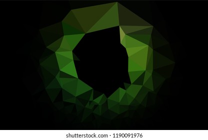 Light Green vector abstract mosaic backdrop. An elegant bright illustration with gradient. A completely new template for your business design.