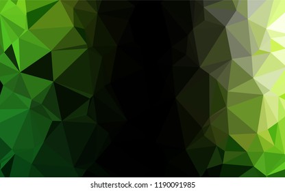 Light Green vector abstract mosaic background. A vague abstract illustration with gradient. A completely new template for your business design.
