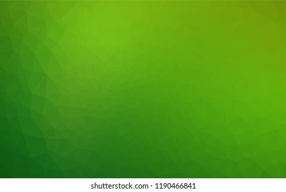Light Green vector abstract mosaic backdrop. An elegant bright illustration with gradient. The completely new template can be used for your brand book.