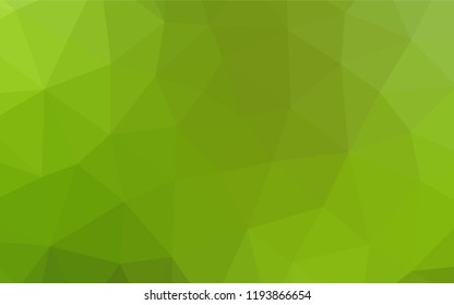 Light Green vector abstract mosaic backdrop. Modern geometrical abstract illustration with gradient. Brand new style for your business design.