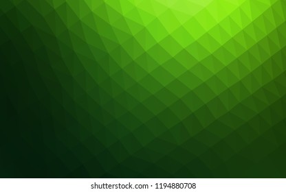 Light Green vector abstract mosaic background. Colorful illustration in abstract style with gradient. Brand new design for your business.