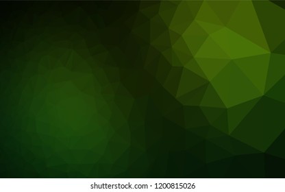 Light Green vector abstract mosaic background. A vague abstract illustration with gradient. A completely new design for your business.