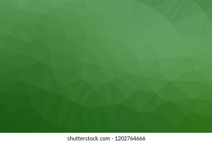 Light Green vector abstract mosaic pattern. Colorful illustration in abstract style with gradient. The completely new template can be used for your brand book.