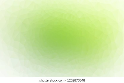 Light Green vector abstract mosaic backdrop. Glitter abstract illustration with an elegant design. The polygonal design can be used for your web site.