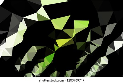 Light Green vector abstract mosaic background. A vague abstract illustration with gradient. A new texture for your design.