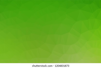 Light Green vector abstract mosaic backdrop. A vague abstract illustration with gradient. Brand new design for your business.