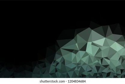 Light Green vector abstract mosaic pattern. Shining colored illustration in a Brand new style. A new texture for your design.