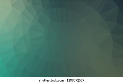 Light Green vector abstract mosaic backdrop. Glitter abstract illustration with an elegant design. The elegant pattern can be used as part of a brand book.
