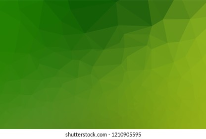 Light Green vector abstract mosaic background. Colorful abstract illustration with gradient. A completely new design for your business.