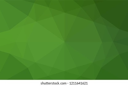 Light Green vector abstract mosaic background. A completely new color illustration in a vague style. A completely new template for your business design.