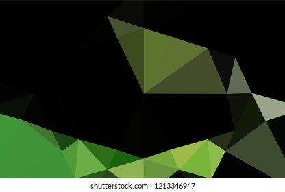 Light Green vector abstract mosaic backdrop. Shining colored illustration in a Brand new style. The template can be used as a background for cell phones.