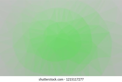 Light Green vector abstract mosaic backdrop. Shining colored illustration in a Brand new style. The elegant pattern can be used as part of a brand book.