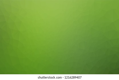Light Green vector abstract mosaic background. Shining colored illustration in a Brand new style. The polygonal design can be used for your web site.
