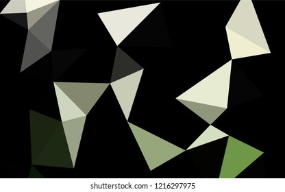 Light Green vector abstract mosaic backdrop. A vague abstract illustration with gradient. The template can be used as a background for cell phones.