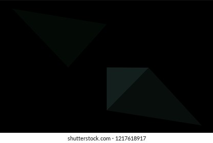 Light Green vector abstract mosaic pattern. A completely new color illustration in a vague style. The best triangular design for your business.