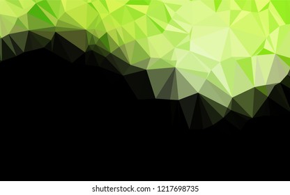 Light Green vector abstract mosaic pattern. Modern geometrical abstract illustration with gradient. A new texture for your design.
