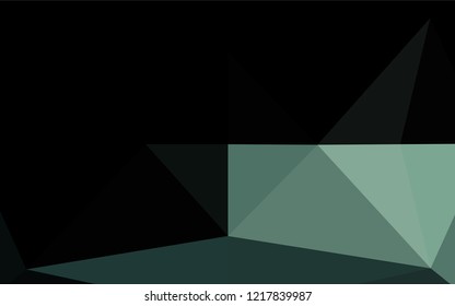 Light Green vector abstract mosaic backdrop. Colorful abstract illustration with gradient. The completely new template can be used for your brand book.