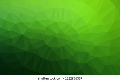 Light Green vector abstract mosaic backdrop. Brand new colored illustration in blurry style with gradient. A completely new design for your business.