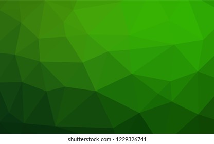 Light Green vector abstract mosaic background. Modern geometrical abstract illustration with gradient. The template can be used as a background for cell phones.