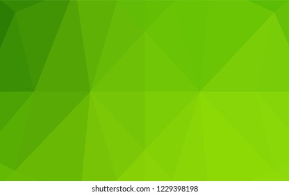 Light Green vector abstract mosaic backdrop. Shining colored illustration in a Brand new style. A completely new design for your business.