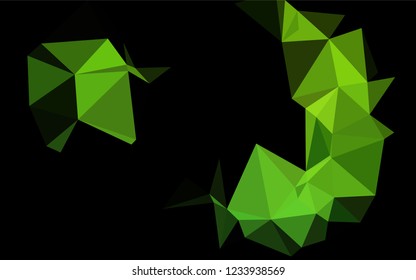 Light Green vector abstract mosaic pattern. Brand new colored illustration in blurry style with gradient. The textured pattern can be used for background.
