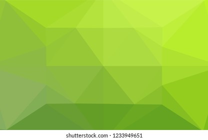 Light Green vector abstract mosaic pattern. Modern geometrical abstract illustration with gradient. Brand new design for your business.
