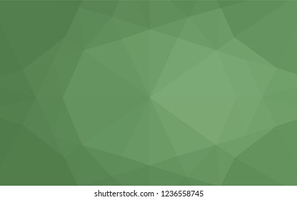 Light Green vector abstract mosaic backdrop. Colorful abstract illustration with gradient. A new texture for your design.