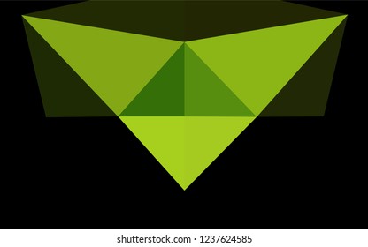 Light Green vector abstract mosaic pattern. Brand new colored illustration in blurry style with gradient. The completely new template can be used for your brand book.