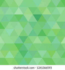 Light Green vector abstract mosaic template. A vague abstract illustration with gradient. 