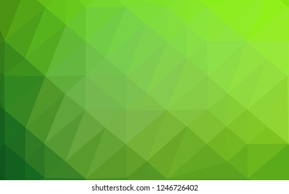 Light Green vector abstract mosaic pattern. A completely new color illustration in a vague style. Elegant pattern for a brand book.