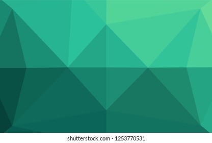 Light Green vector abstract mosaic pattern. Brand new colored illustration in blurry style with gradient. The elegant pattern can be used as part of a brand book.