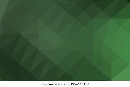 Light Green vector abstract mosaic background. Glitter abstract illustration with an elegant design. Textured pattern for background.
