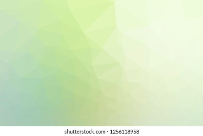 Light Green vector abstract mosaic backdrop. Brand new colored illustration in blurry style with gradient. The textured pattern can be used for background.