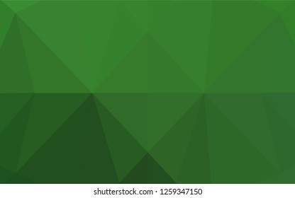 Light Green vector abstract mosaic backdrop. Modern geometrical abstract illustration with gradient. A completely new template for your business design.
