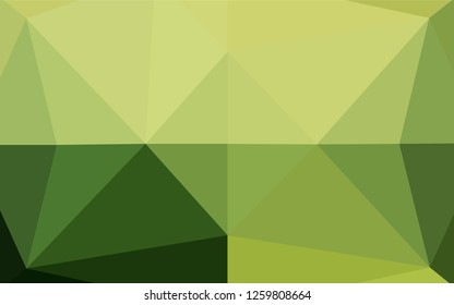 Light Green vector abstract mosaic pattern. Colorful illustration in abstract style with gradient. A completely new design for your business.